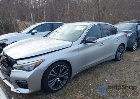 2015 Infiniti Q50 Premium z USA, uszkodzony, nr VIN JN1BV7AR1FM396251